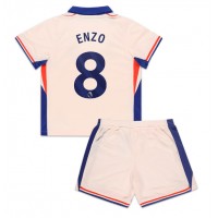 Camisa de time de futebol Chelsea Enzo Fernandez #8 Replicas 2º Equipamento Infantil 2024-25 Manga Curta (+ Calças curtas)